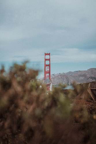 san francisco red and white bridge during daytime golden gate overlook